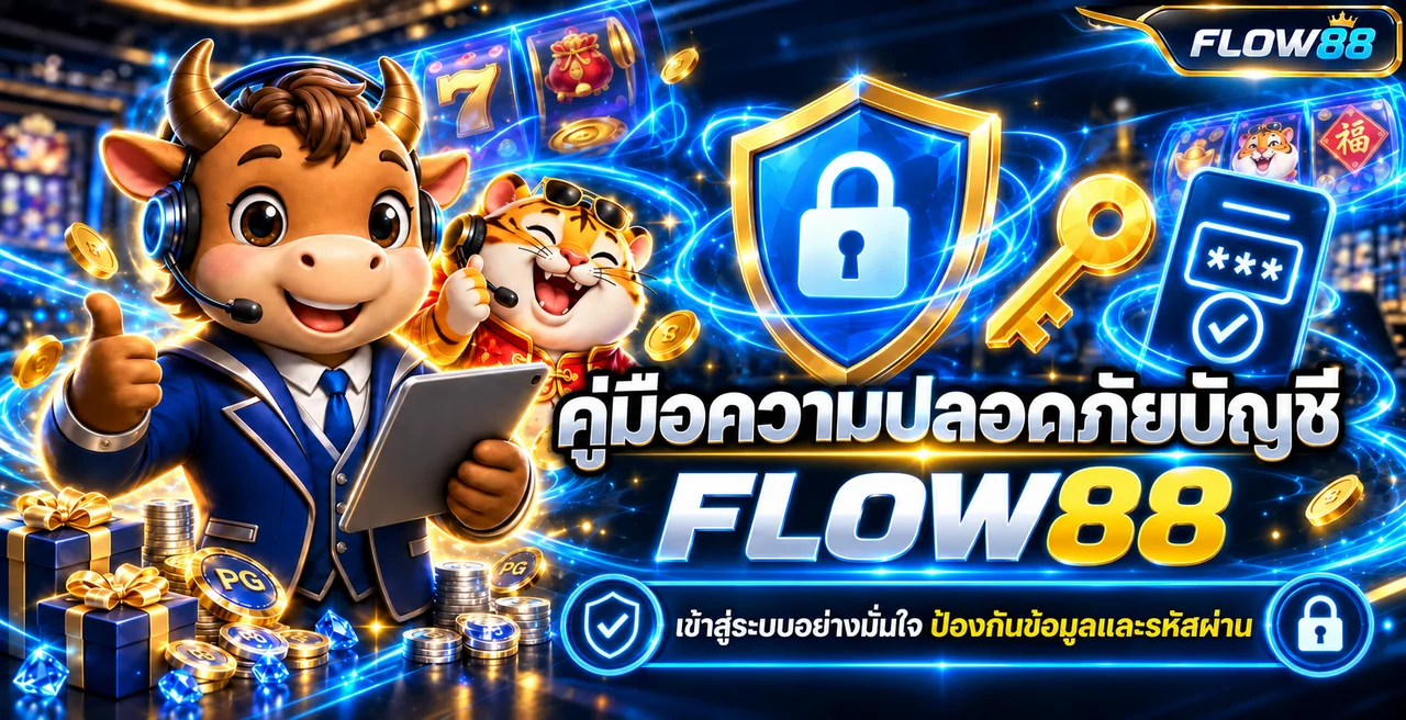 FLOW88 | คู่มือความปลอดภัยบัญชีและรหัสผ่าน